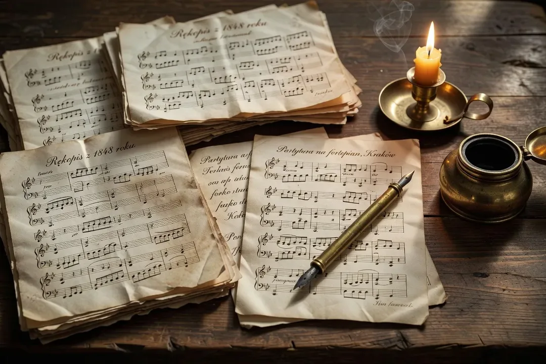 Manuscrits et partitions polonaises du XIXe siècle, bureau historique
