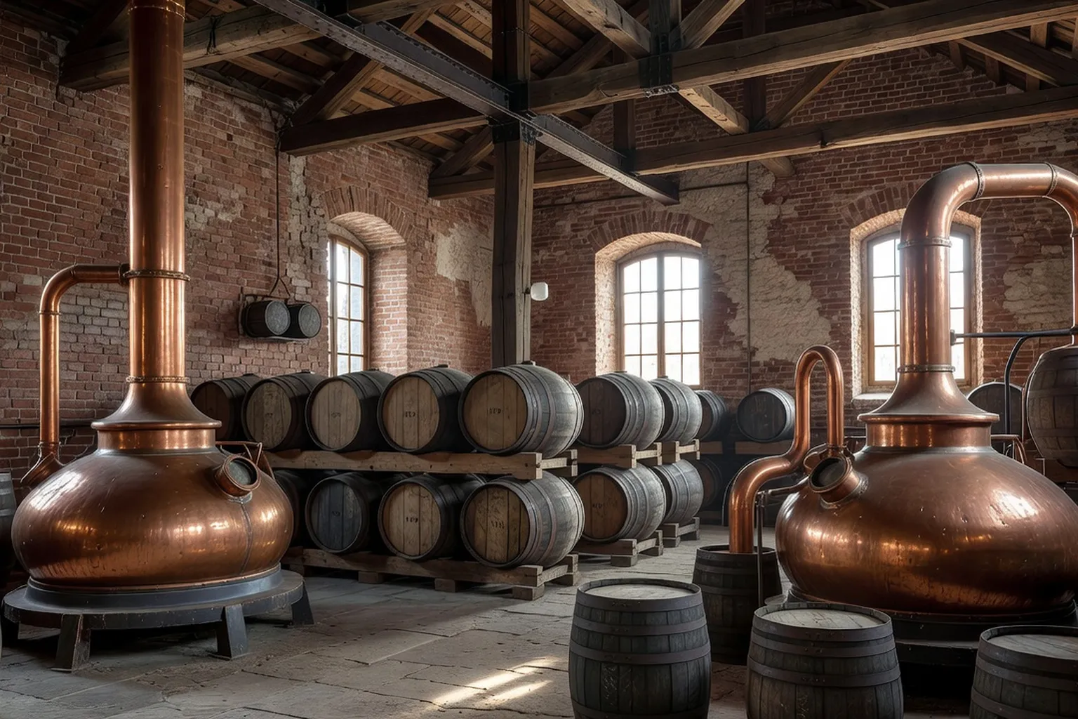 Champ de seigle doré typique des campagnes polonaises utilisé pour la distillation