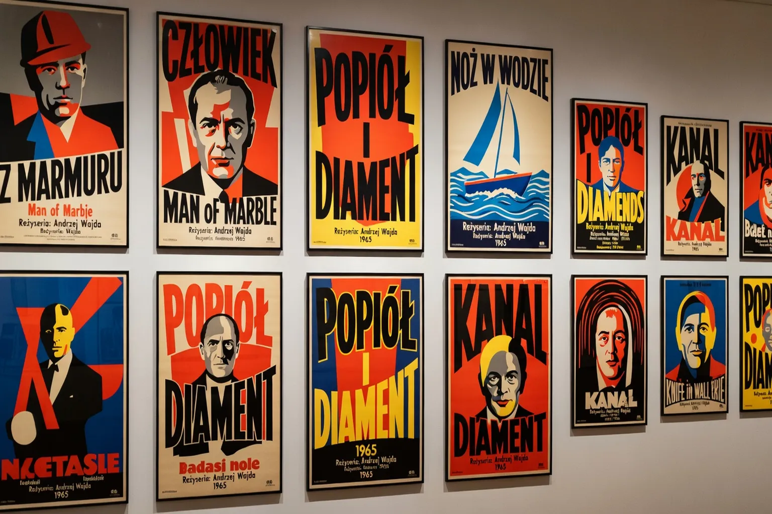 Salle de cinéma en Pologne, projections de films polonais classiques, lumière de projecteur sur l'écran