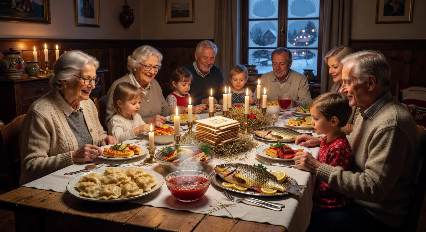 Carpe de Noël polonaise (karp), tradition culinaire de la Wigilia en Pologne