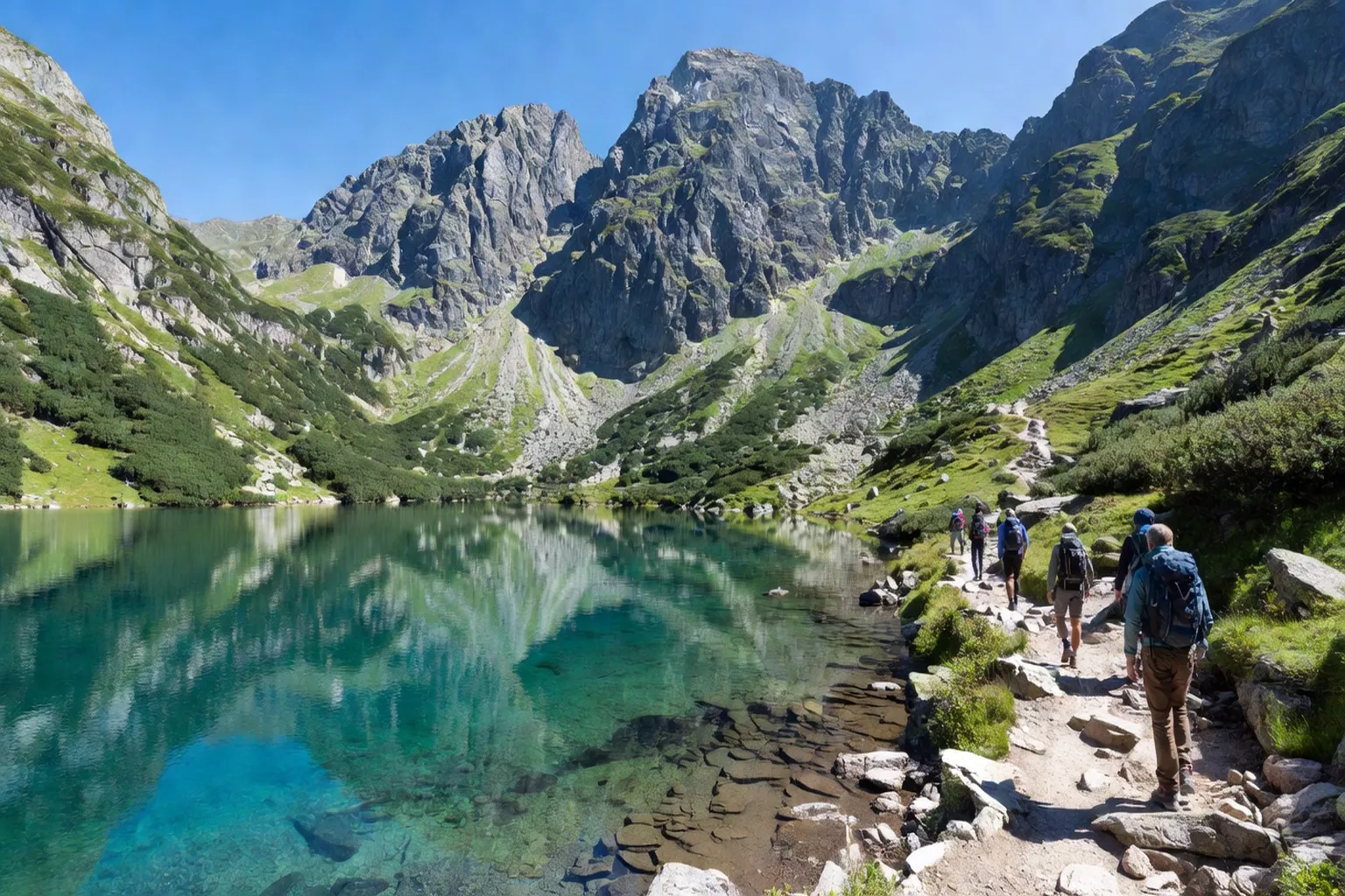 Marché artisanal de la Krupówki à Zakopane, vendeurs d'oscypek et d'artisanat górale